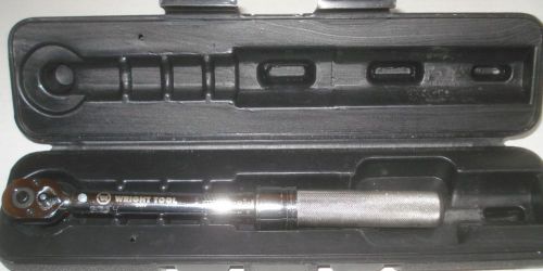 Wright tool no. 2477  1/4 inch drive torque wrench 20-150 in lb  usa made for sale