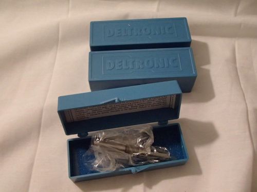 64) DELTRONIC GAGE PIN 285-6 1 MICRO INCH SURFACE FINISH CONCENTRIC ENDS