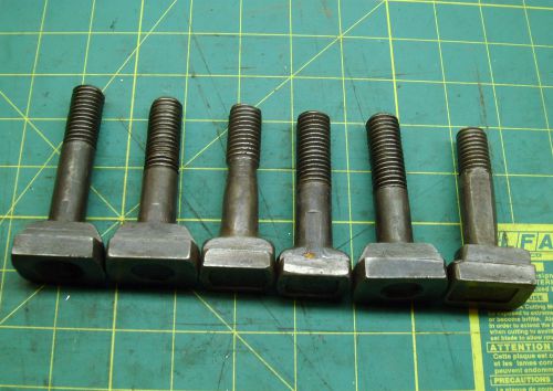 T-slot bolts forged 5/8-11 x 3-1/4 average length qty. 6 #9082 for sale