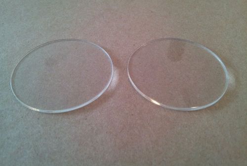 25 Acrylic 4&#034;dia.x1/8&#034; Thick Circle clear Disc Craft Plastic round shape