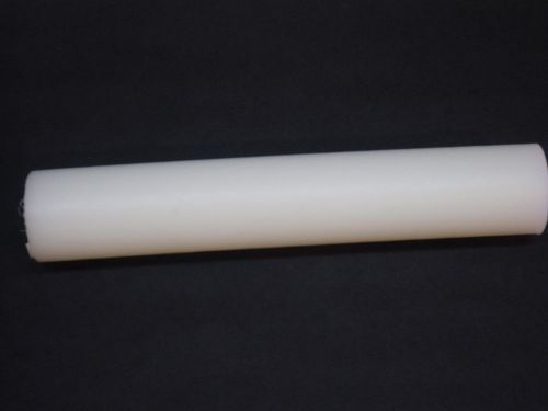 White UHMW Plastic 1.75&#034; Diameter X 10&#034; Length
