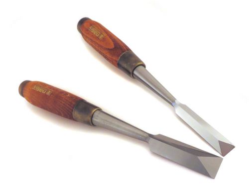 New Narex (Made in Czech Republic) Pair 1/2&#034; and 3/4&#034; Dovetail Japanese Chisels