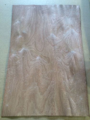 Wood Veneer Pommele Sapele 23x35 1pcs total Raw Veneer  &#034;EXOTIC&#034; PS1-6 9-16