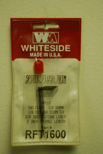 Whiteside spiral flush trim upcut router bit rft1600 for sale