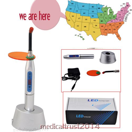 Usa 5w wireless cordless new type dental led curing light lamp 1500mw w 12mm tip for sale