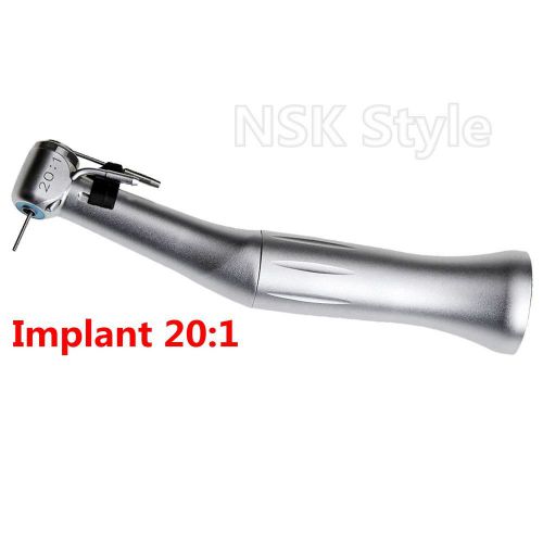 Nsk style sn-sk20 dental implant reduction 20:1 low speed contra angle handpiece for sale