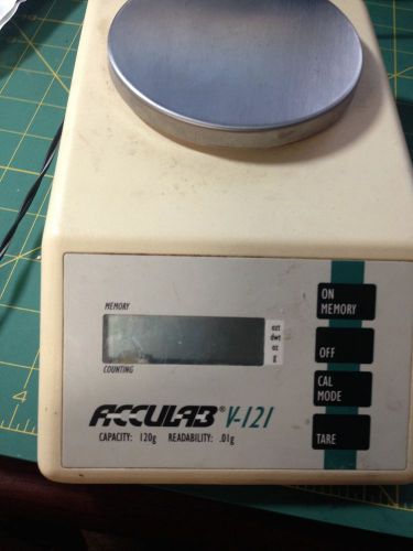 Acculab v-121 digital scale scientific postal jewelry for sale