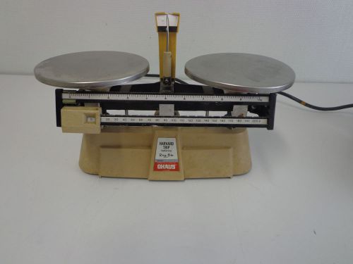 Ohaus harvard trip balance - 2kg / 5lbs, complete, mechanical beam, 6&#034; plates for sale