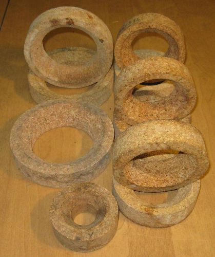 Laboratory Cork Flask Rings / Stands lot x10