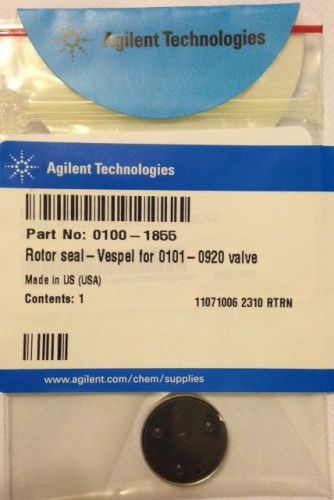 Agilent 0100-1855 Rotor Seal - Vespel for 0101-0920 valve *NEW*