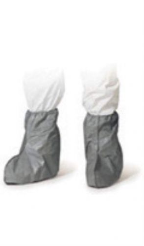 Gray 18&#034; 5.4 mil Tyvek Skid Resistant Boot Cover/Shoe Cover. (50 Each)