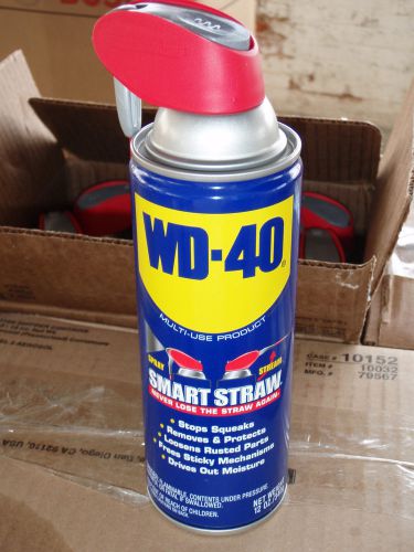 One Dozen (Case of 12) WD-40 Multi-Use Smart Straw 12oz Aerosol Cans !HD1!