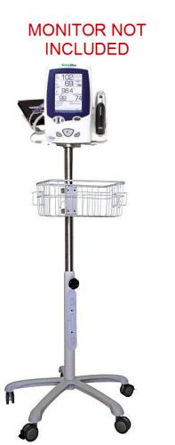 Rolling stand for welch-allyn lxi spot  vital sign monitor new (small wheel ) for sale