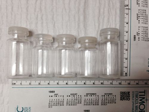 Contact Lens Glass Vials with Silicone stoppers