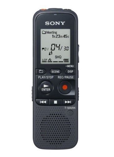 Sony ICD-UX533 Black 4GB Digital Voice Recorder MP3 PC Link Memory Card Slot