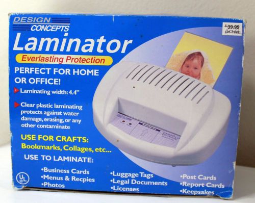 Design Concepts Laminator DC4H EASY TO USE mini laminator