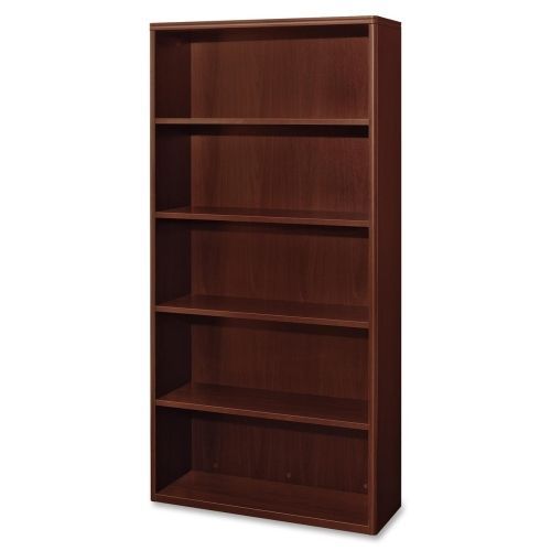 HON11855CNN 5-Shelf Bookcases, 36&#034;x13-1/8x71&#034;, Mahogany