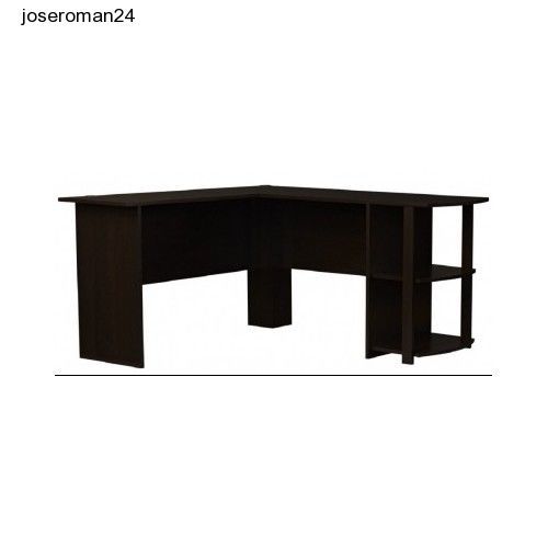 Corner office desk computer home furniture workstation wood student l shape mac for sale