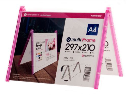 Double Sided Multi Frame Pink 297*210 1EA, Tracking number offered