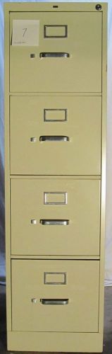 HON 4 Drawer File Cabinet / Letter Size / Very Good Condition / Missing Key