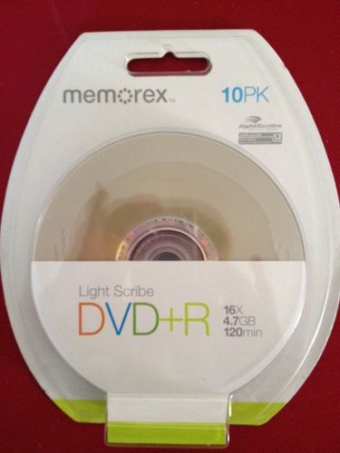 Dvd+R 4.7GB. 120 Min Memorex 10 Pack