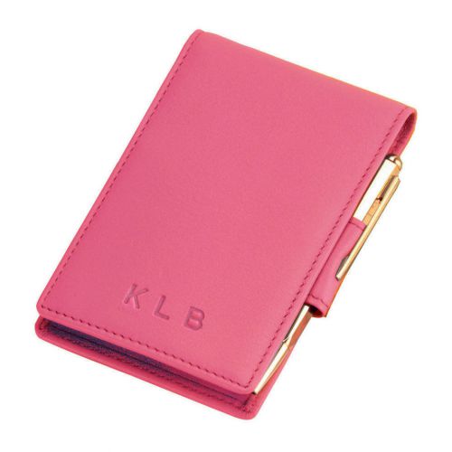 Royce Leather Flip Style Note Jotter - Wildberry
