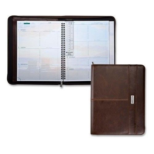 Day-timer® weekly planner,jan-dec,2ppw,8-1/2&#034;x11&#034; pad,bn cvr, 2013 for sale