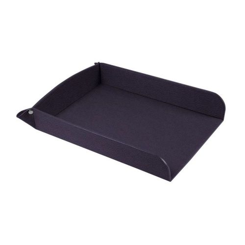 LUCRIN - Paper holder A4 - Granulated Cow Leather - Purple