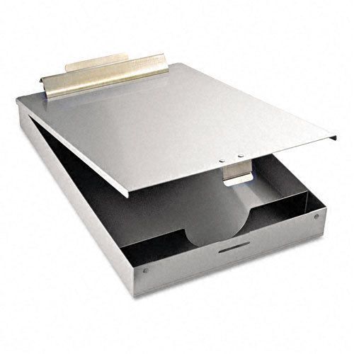 Saunders redi-mate aluminum portable desktop, 1&#034;&#034;cap., 8.5w x 12h, silver for sale