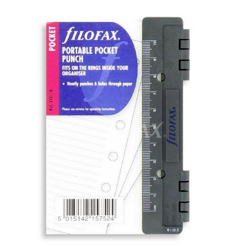 Filofax Pocket Portable Hole Punch Organiser Insert Essentials Refill 210118