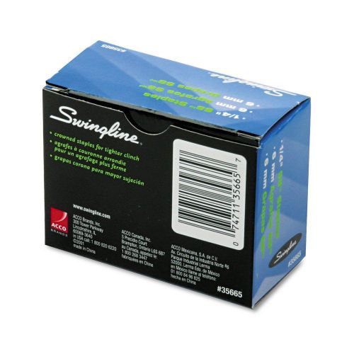 Swingline S8 Arched Crown 1/4 Staples - 5000 box
