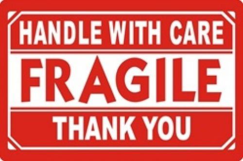 5,000 2 x 3&#034; Fragile Handle with Care Shipping Sticker Labels