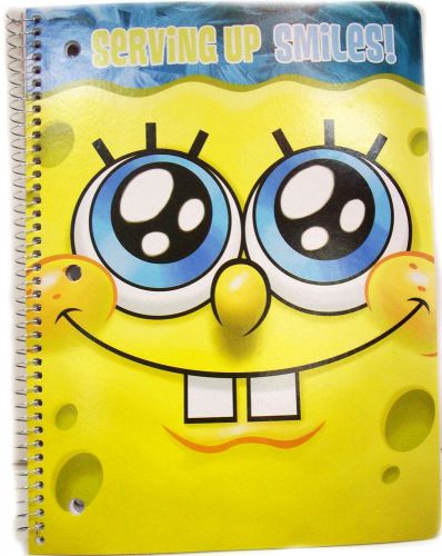 2 Pcs Sponge Bob Spiral Notebook 50 Sheets School Note Book Spongebob Brand NEW