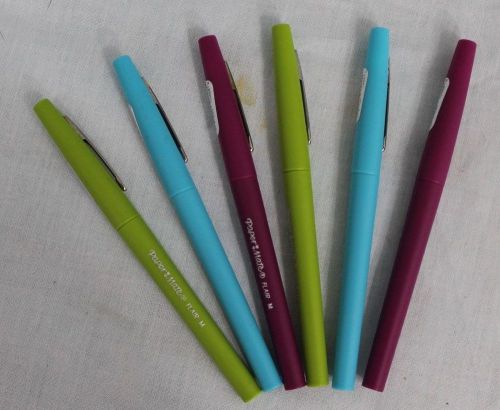 Paper Mate® Flair® Felt-Tip Pens, Medium Point, 3 Assorted Colors