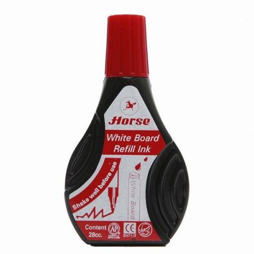 Horse Red color Pen Liquid Tint Refill Whiteboard ink 28 cc