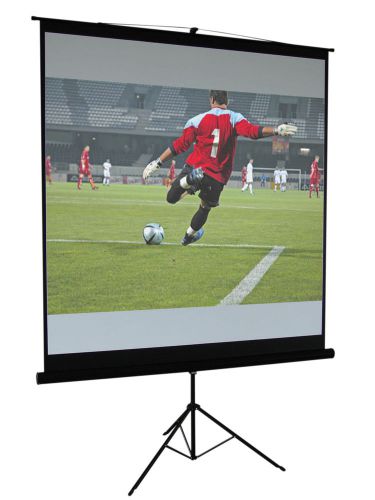 60 Inch White Projector Screen-Portable-Collapsible-Tripod Base Adjustable Cheap