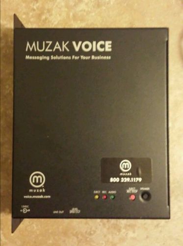 MUZAK VOICE MESSAGING SOLUTIONS FOR YOUR BUSINESS DVCD-3000. Sold as displayed