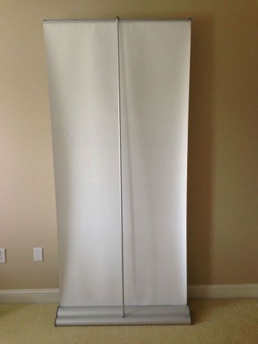 Retractable Promotional/Trade Show Banner Stand 39&#034; wide x 86&#034; Extra Tall