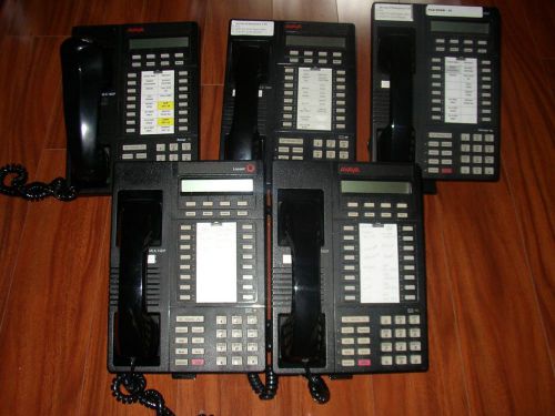 Lot of 5 Lucent / AT&amp;T Avaya MLX-16DP Telephones
