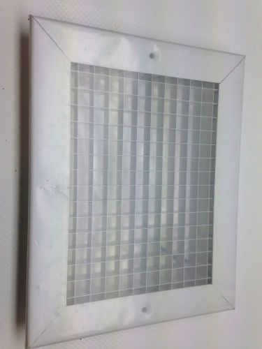 Bathroom kitchen extractor fan wall grille 7 3/4 x 5 3/4 intake ducting white for sale