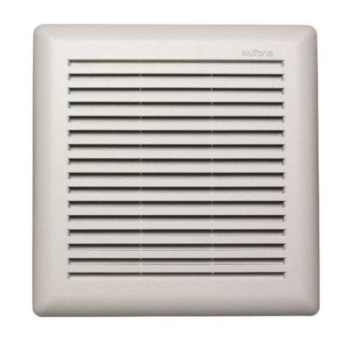 NuTone Model 671R Fan, 90 CFM 3.0 Sones, White Grille, with 4-Inch Duct