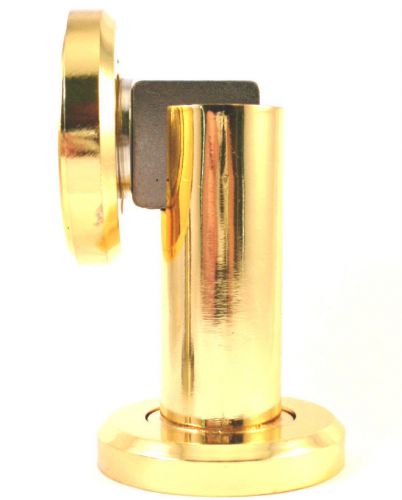 Mx-3 brass finish *magnetic* door stop / holder  commercial grade quality for sale