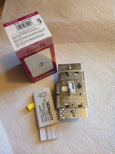 Lutron AYCL-153P-WH Ariadni CFL/LED/Incandescent Single-Pole/3-Way Dimmer, White