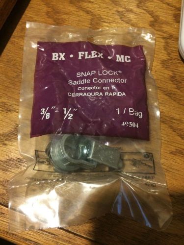 Lot of 20 snap lock bx connector bx mc flex 3/8&#034;-1/2&#034; sigma electric-#49504 for sale