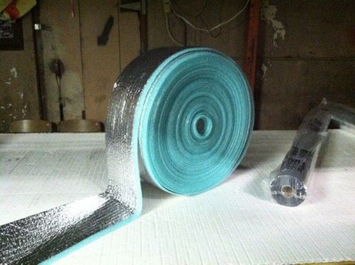 Low-E Reflective Foam Core 1/4 inch thick HVAC Pipe Air Duct Wrap (6.5&#034; x 125&#039;)