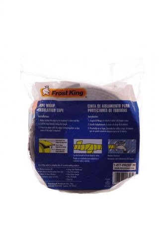 Frost King Pipe Wrap Insulation Tape 2&#034; X 1/7&#034; X 15&#039; Long Self Adhesive Foil NEW