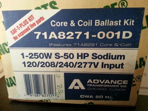 ADVANCE CORE &amp; COIL BALLAST KIT MODEL #71A8271-001D HP SODIUM 120/208/240/277V