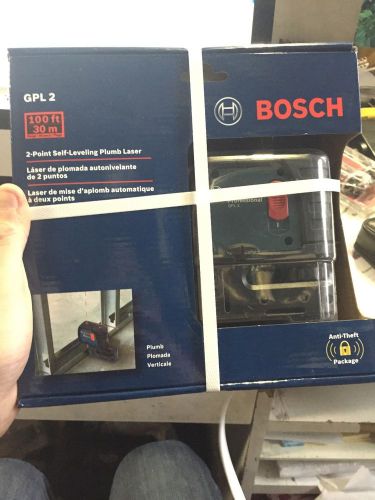 New Sealed Bosch 2-Point Self-Leveling Laser GPL2 NEWEST model FREE SHIP