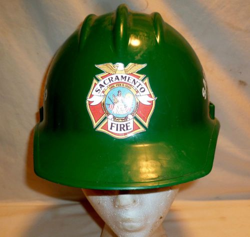 Bullard hard boiled hard hat sacramento fire department model 3000 for sale