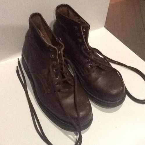 Vintage j crew leather work boots j.crew size 7.5 for sale